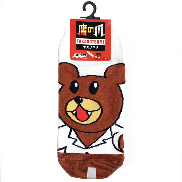 DLE SHOP：鷹の爪 レオナルド博士アップ靴下 ☆アニメキャラクター