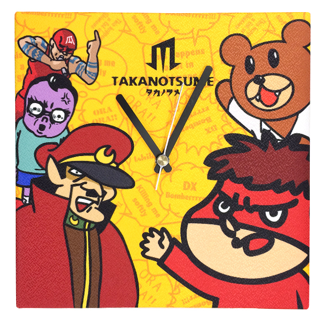 鷹の爪 アートクロック