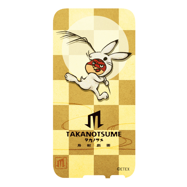 鷹の爪 鳥獣戯画 iPhone6ケース （吉田くん/市松柄）