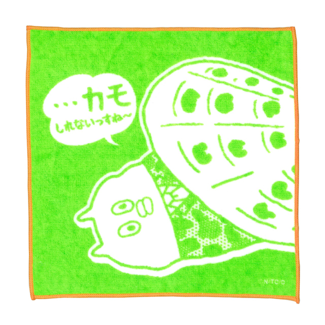 「朝だよ！貝社員」 カモ貝 タオルハンカチ