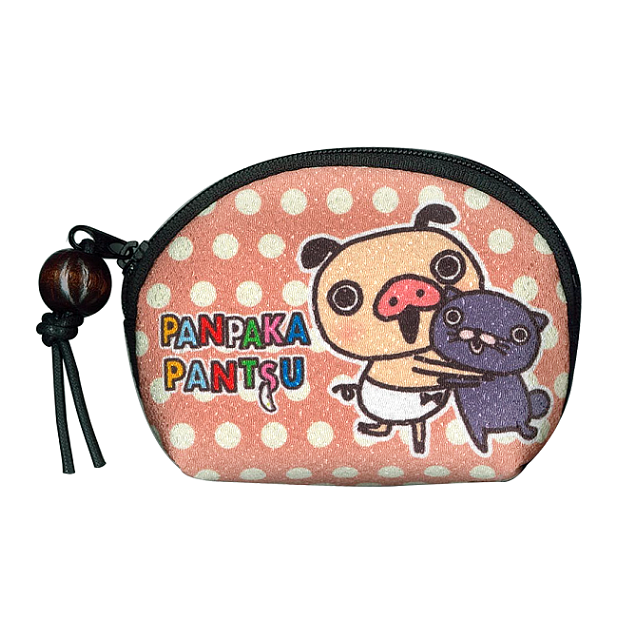 パンパカパンツ ウッドビーズ付き小物ポーチ/A