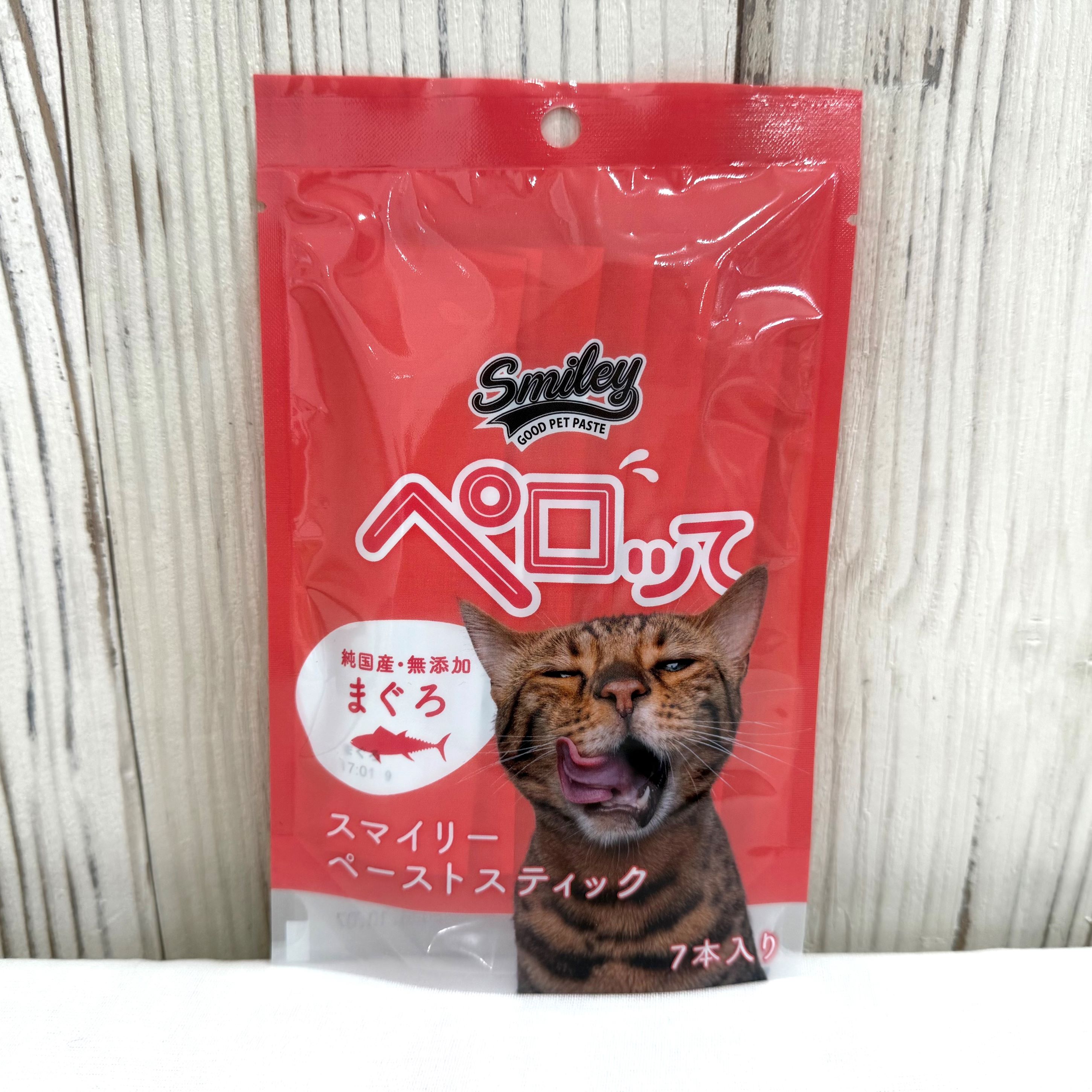 スマイリーキャット ペーストスティック ペロッて まぐろ 7本入り<