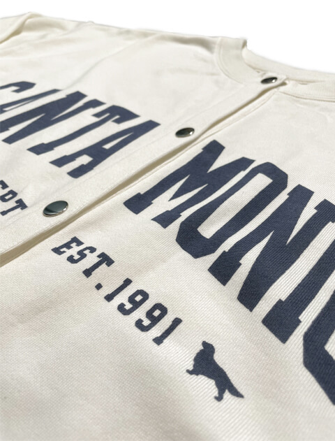 前開きロゴカーデスウェット   ブランドのドッグデプト/DOG DEPT