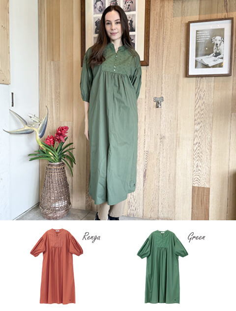 期間限定アウトレット》【WOMEN】刺繍シャツワンピ