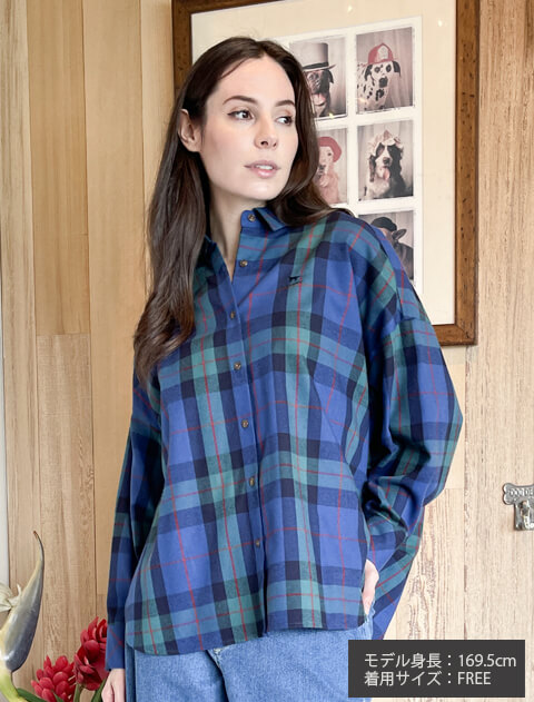 AtelierGG☆新品未使用ヴィンテージ ドナルドダックタータンチェックXS Munsingwear チェック柄クルーネックセーター -デサントストア