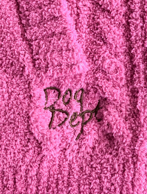 ケーブルフルジップモコモコパーカー   ブランドのドッグデプト/DOG DEPT