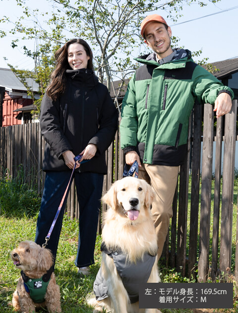 DOG DEPT ファイバーダウン Mサイズ 期間限定アウトレット》【UNISEX】ファイバーダウン