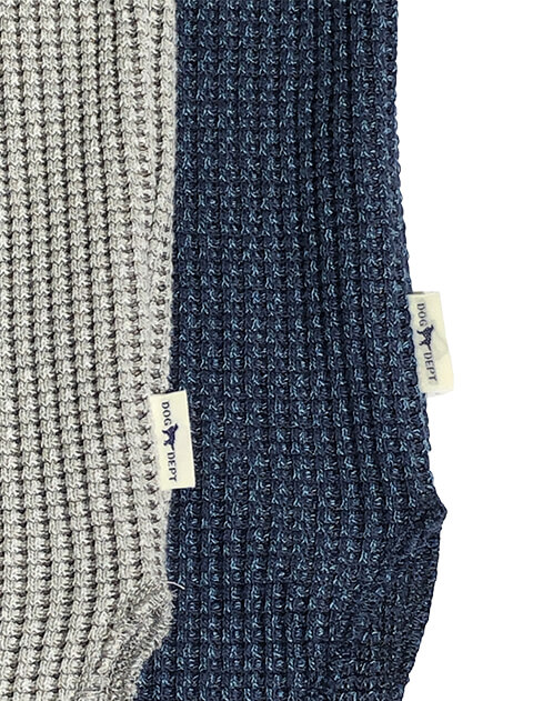 撚り糸配色ワッフルプルオーバー   ブランドのドッグデプト/DOG DEPT