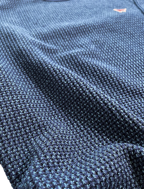 撚り糸配色ワッフルプルオーバー   ブランドのドッグデプト/DOG DEPT