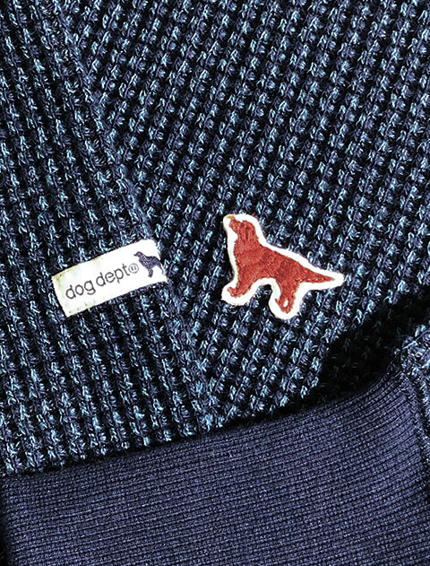 撚り糸配色ワッフルプルオーバー   ブランドのドッグデプト/DOG DEPT