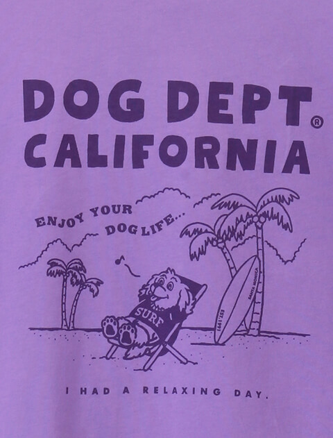 バケーションプリントTシャツ   ブランドのドッグデプト/DOG DEPT