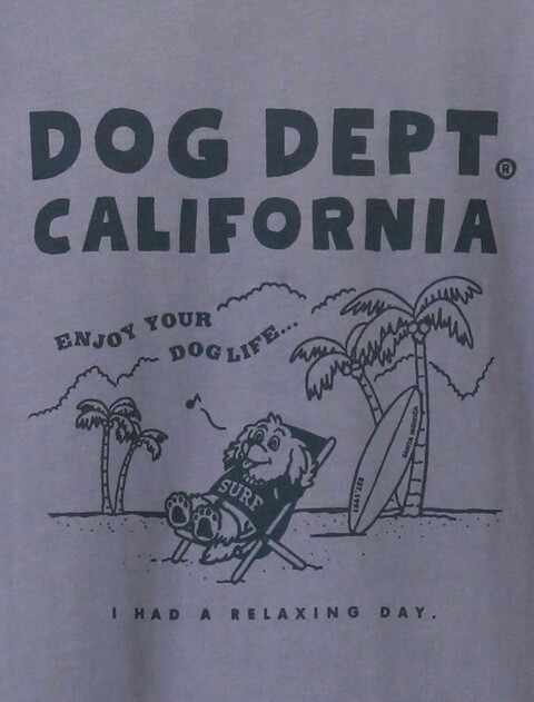 バケーションプリントTシャツ   ブランドのドッグデプト/DOG DEPT