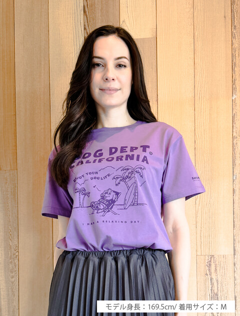 バケーションプリントTシャツ   ブランドのドッグデプト/DOG DEPT