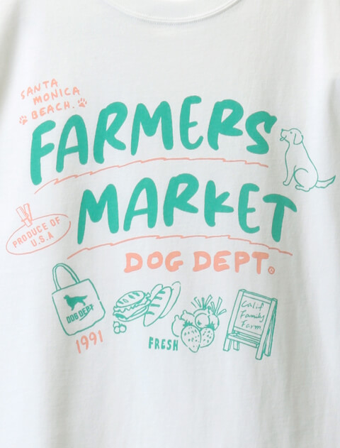 farmers market Tシャツ   ブランドのドッグデプト/DOG DEPT