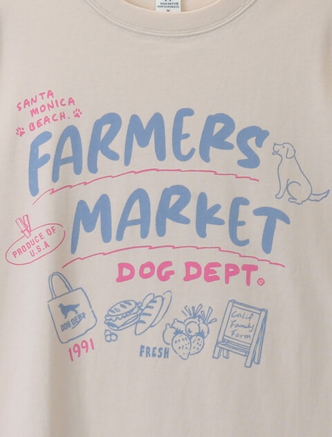farmers market Tシャツ   ブランドのドッグデプト/DOG DEPT
