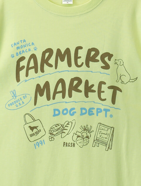 farmers market Tシャツ   ブランドのドッグデプト/DOG DEPT