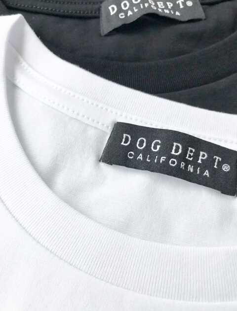 高密度ポンチ　クルーTシャツ   ブランドのドッグデプト/DOG DEPT