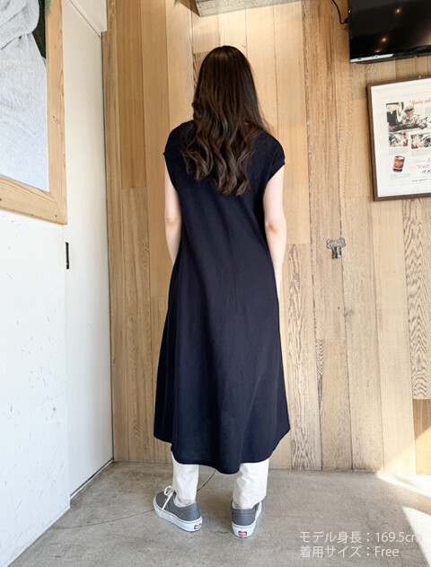 透かしワッフルロングワンピース   ブランドのドッグデプト/DOG DEPT