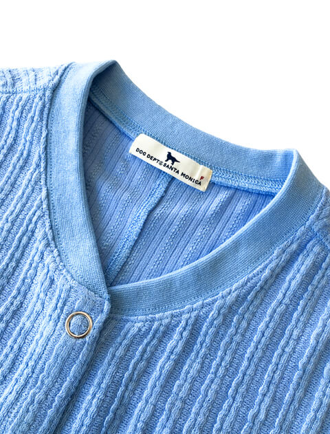 ポコポコストライプボタンカーディガン   ブランドのドッグデプト/DOG DEPT