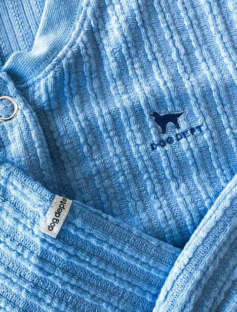 ポコポコストライプボタンカーディガン   ブランドのドッグデプト/DOG DEPT