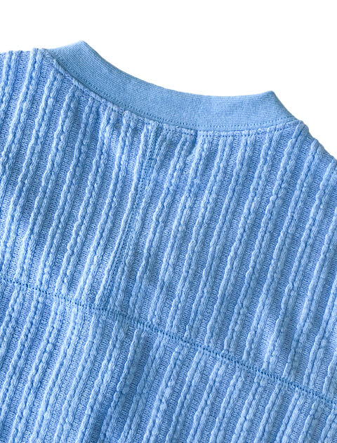 ポコポコストライプボタンカーディガン   ブランドのドッグデプト/DOG DEPT