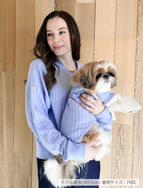 ポコポコストライプボタンカーディガン   ブランドのドッグデプト/DOG DEPT