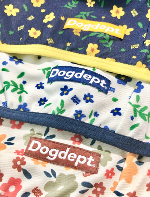 フラワーパターンジップパーカー   ブランドのドッグデプト/DOG DEPT