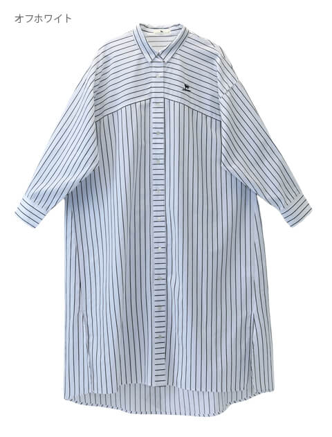 切り替えゆるシャツワンピース   ブランドのドッグデプト/DOG DEPT