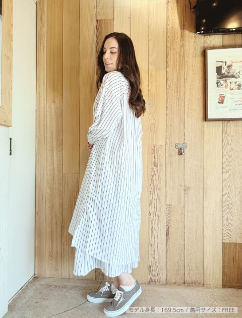 切り替えゆるシャツワンピース   ブランドのドッグデプト/DOG DEPT