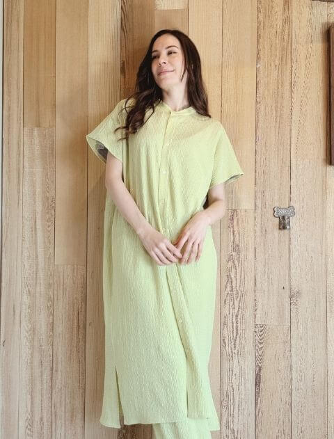 《期間限定アウトレット》【WOMEN】ポコポコシャツワンピース