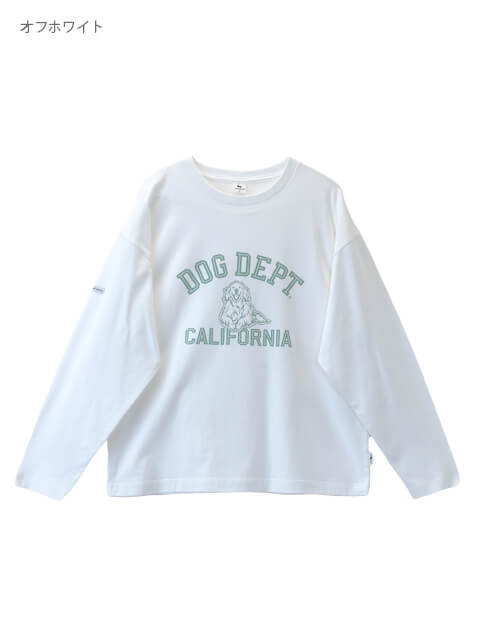 スタンプドッグ　ロンT   ブランドのドッグデプト/DOG DEPT
