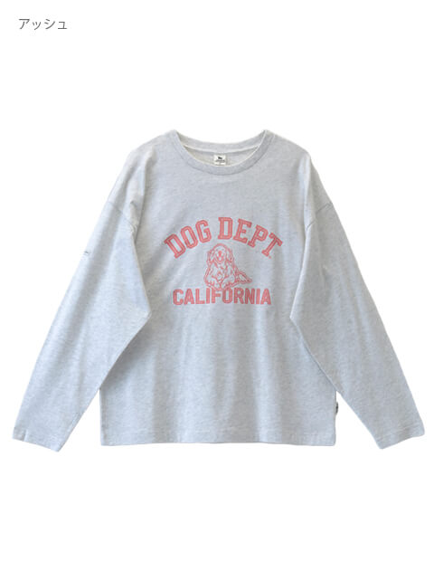 スタンプドッグ　ロンT   ブランドのドッグデプト/DOG DEPT