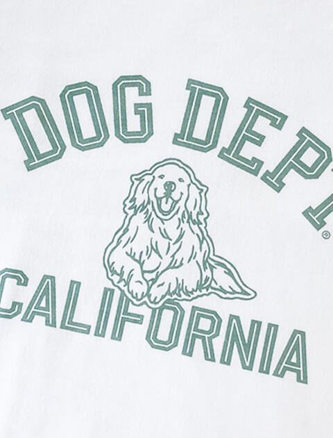 スタンプドッグ　ロンT   ブランドのドッグデプト/DOG DEPT