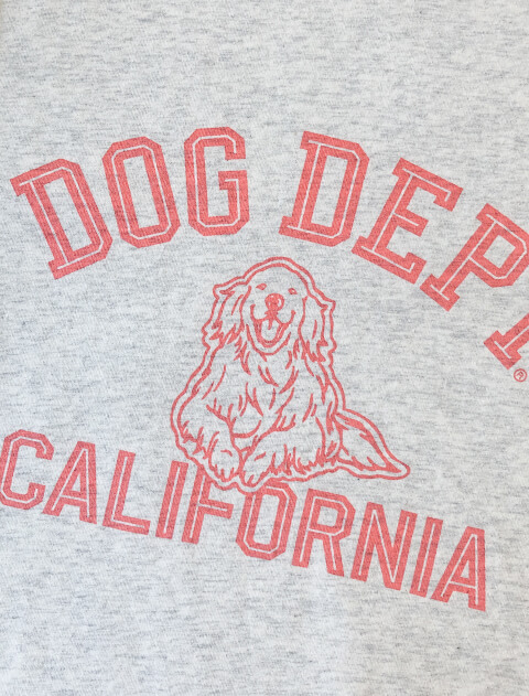 スタンプドッグ　ロンT   ブランドのドッグデプト/DOG DEPT