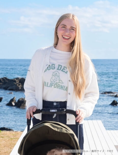 スタンプドッグ　ロンT   ブランドのドッグデプト/DOG DEPT