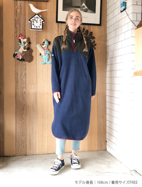 ソフトタッチフリースワンピース   ブランドのドッグデプト/DOG DEPT