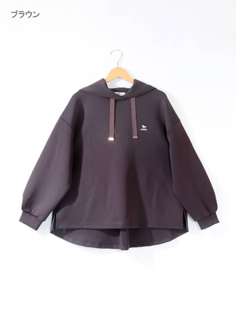 後ろタックフーディ   ブランドのドッグデプト/DOG DEPT