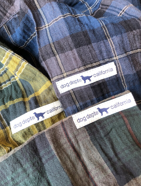 ドッグデプト ジャンバー　トレンチコート　ニット　シャツ　シャツ　福袋 Lot No. SC29359 / TWILL CHECK WORK SHIRT - SUGAR CANE