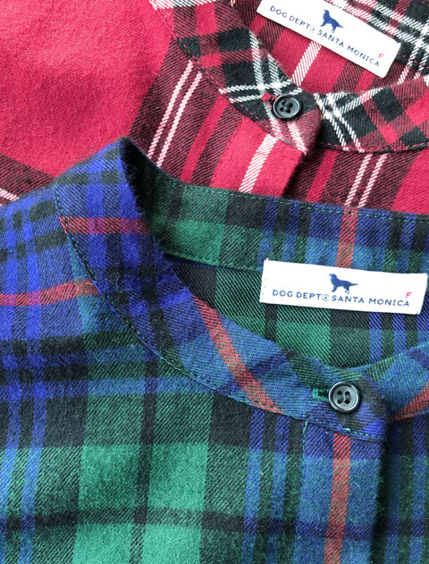 チェックプリーツワンピ   ブランドのドッグデプト/DOG DEPT