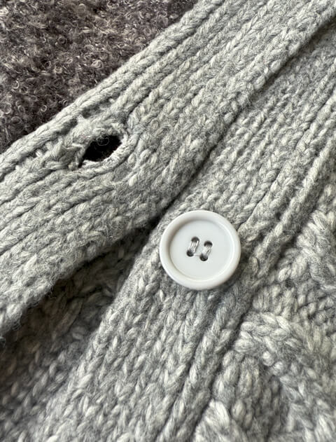 パッチワーククルーカーデ   ブランドのドッグデプト/DOG DEPT