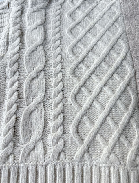 パッチワーククルーカーデ   ブランドのドッグデプト/DOG DEPT