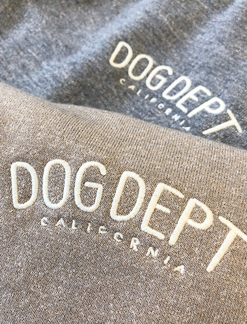 ラメ裏毛ナロースカート ブランドのドッグデプト/DOG DEPT