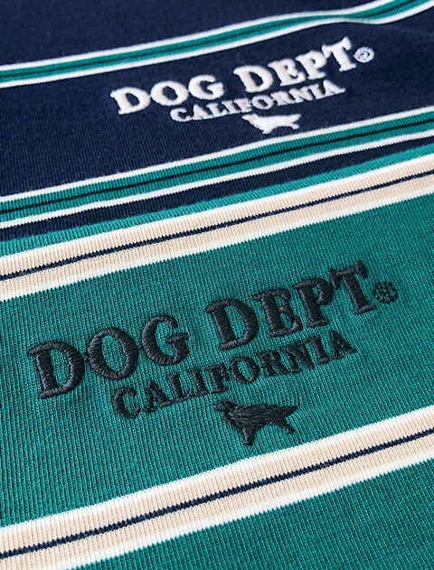 ボーダーテールカット　ロンT   ブランドのドッグデプト/DOG DEPT