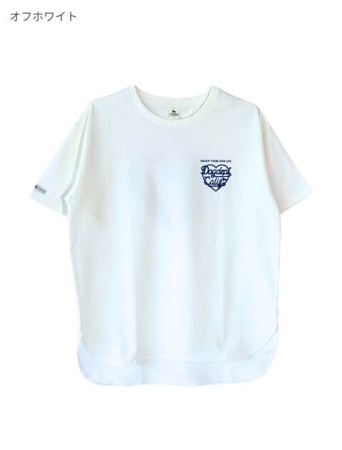 ハートロゴ　Tシャツ   ブランドのドッグデプト/DOG DEPT
