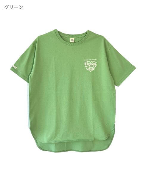 ハートロゴ　Tシャツ   ブランドのドッグデプト/DOG DEPT