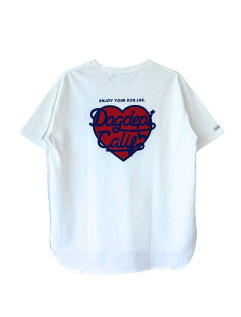 ハートロゴ　Tシャツ   ブランドのドッグデプト/DOG DEPT