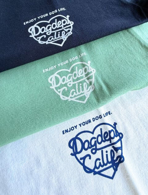 ハートロゴ　Tシャツ   ブランドのドッグデプト/DOG DEPT