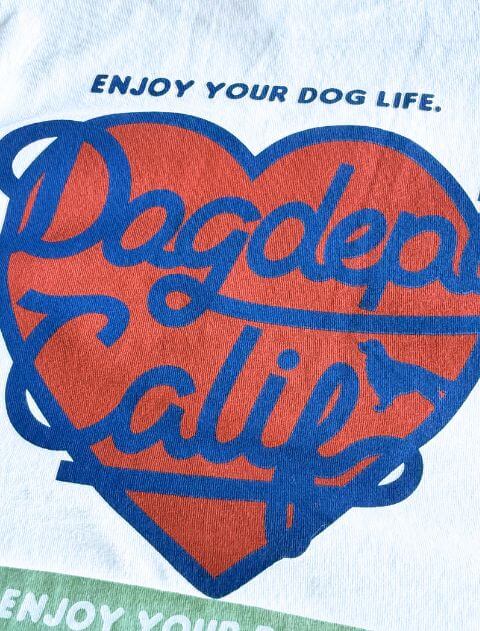 ハートロゴ　Tシャツ   ブランドのドッグデプト/DOG DEPT