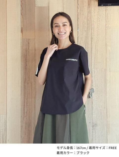 ドライタッチラインT   ブランドのドッグデプト/DOG DEPT