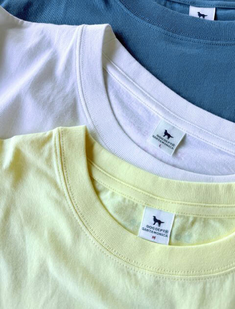 ラフタッチロゴ　ベーシックTシャツ   ブランドのドッグデプト/DOG DEPT